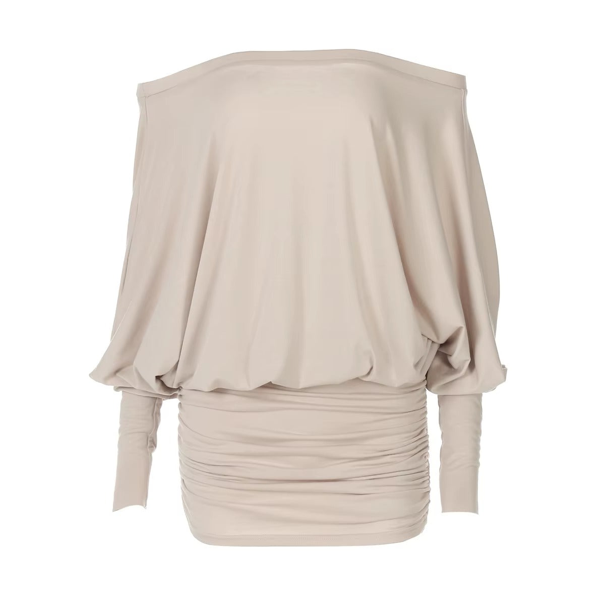 Women’s Off-Shoulder Ruched Mini Dress